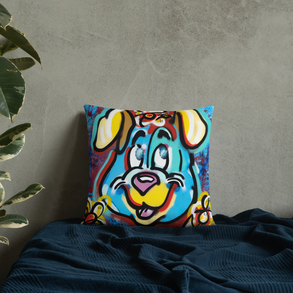 Search for the Unseen - Lebo Premium Throw Pillow